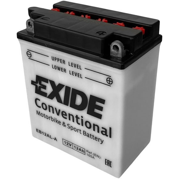 Baterie Moto Exide Conventional Motorbike & Sport Battery 12Ah 165A 12V EB12AL-A